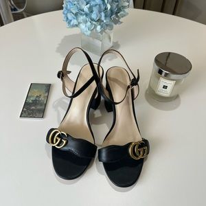 Gucci marmont black heels